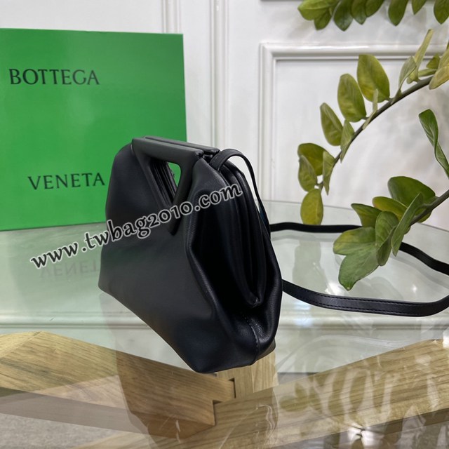 Bottega veneta高端女包 98088 寶緹嘉THE TRIANGLE BV專櫃新款黑色三角形五金手提女包  gxz1138
